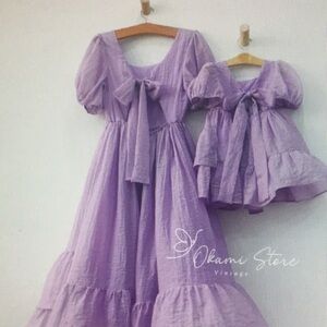Purple dress for kid
